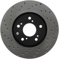 Stoptech - StopTech 06-08 Honda Civic Si Cross Drilled Right Front Rotor - 128.40057R - Image 1