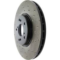 StopTech - StopTech Sport Cryo Cross Drilled Brake Rotor Front Left 128.40062CL - Image 4