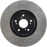 StopTech - StopTech Sport Cross Drilled Brake Rotor Front Left 128.40062L - Image 2