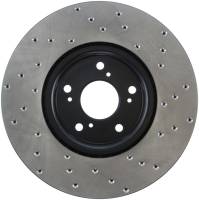 Stoptech - StopTech Sport Cross Drilled Brake Rotor Front Right 128.40062R - Image 2