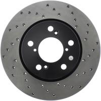 StopTech - StopTech Sport Cross Drilled Brake Rotor Front Left 128.40064L - Image 1