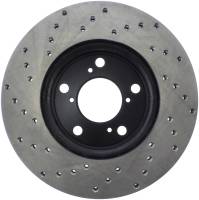 StopTech - StopTech Sport Cross Drilled Brake Rotor Front Left 128.40064L - Image 2