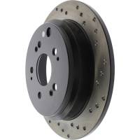 Stoptech - StopTech Sport Cryo Cross Drilled Brake Rotor Rear Left 128.40065CL - Image 5