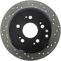 Stoptech - StopTech Sport Cross Drilled Brake Rotor Rear Left 128.40065L - Image 1