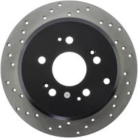 StopTech Sport Cross Drilled Brake Rotor Rear Right 128.40065R