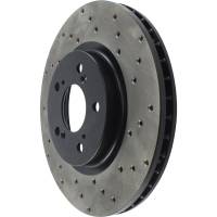 StopTech - StopTech Sport Cryo Cross Drilled Brake Rotor Front Left 128.40066CL - Image 2