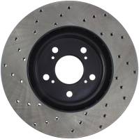 StopTech - StopTech Sport Cross Drilled Brake Rotor Front Left 128.40066L - Image 2