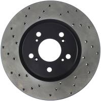 StopTech Sport Cross Drilled Brake Rotor Front Right 128.40066R