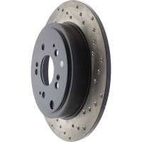 Stoptech - StopTech Sport Cryo Cross Drilled Brake Rotor Rear Left 128.40070CL - Image 3