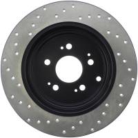 Stoptech - StopTech Sport Cross Drilled Brake Rotor Rear Left 128.40070L - Image 2