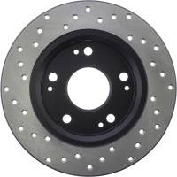 Stoptech - StopTech Sport Cryo Cross Drilled Brake Rotor Rear Left 128.40079CL - Image 2