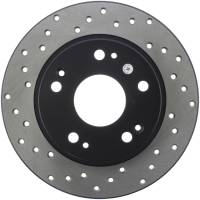 StopTech Sport Cross Drilled Brake Rotor Rear Right 128.40079R