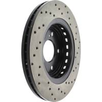 Stoptech - StopTech Sport Cryo Cross Drilled Brake Rotor Front Right 128.40092CR - Image 3