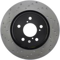 StopTech Sport Cross Drilled Brake Rotor Front Right 128.40092R