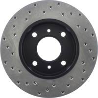 StopTech - StopTech Sport Cryo Cross Drilled Brake Rotor Front Left 128.42041CL - Image 4