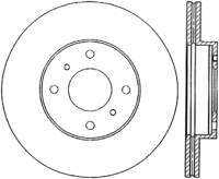 StopTech Sport Cross Drilled Brake Rotor Front Left 128.42055L