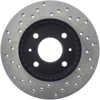 StopTech - StopTech Sport Cross Drilled Brake Rotor Front Left 128.42060L - Image 2