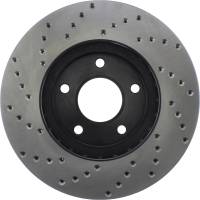 StopTech - StopTech Sport Cryo Cross Drilled Brake Rotor Front Left 128.42071CL - Image 2