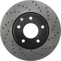 StopTech - StopTech Sport Cryo Cross Drilled Brake Rotor Front Left 128.42071CL - Image 3