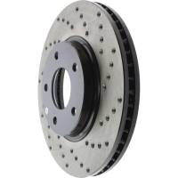 StopTech - StopTech Sport Cryo Cross Drilled Brake Rotor Front Left 128.42071CL - Image 4