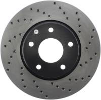 StopTech Sport Cross Drilled Brake Rotor Front Left 128.42071L