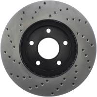 StopTech - StopTech Sport Cross Drilled Brake Rotor Front Left 128.42071L - Image 2