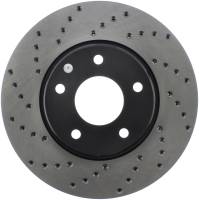 StopTech Sport Cross Drilled Brake Rotor Front Right 128.42071R