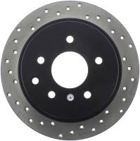 StopTech Sport Cross Drilled Brake Rotor Rear Right 128.42073R