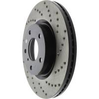 StopTech - StopTech Sport Cryo Cross Drilled Brake Rotor Front Left 128.42074CL - Image 3