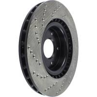 StopTech - StopTech Sport Cryo Cross Drilled Brake Rotor Front Left 128.42076CL - Image 2