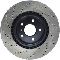 StopTech - StopTech Sport Cross Drilled Brake Rotor Front Left 128.42076L - Image 2