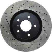 StopTech Sport Cross Drilled Brake Rotor Front Right 128.42076R