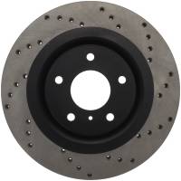 StopTech Sport Cross Drilled Brake Rotor Front Left 128.42080L