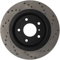 Stoptech - StopTech 08-09 Infiniti EX35 / 05-08 G35 / 09 G37 / 06-09 M35/M45 Drilled Right Front Rotor - 128.42080R - Image 2