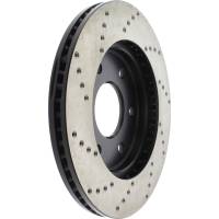 StopTech - StopTech Sport Cryo Cross Drilled Brake Rotor Front Left 128.42084CL - Image 5