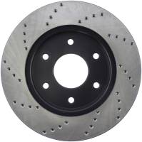 StopTech - StopTech Sport Cross Drilled Brake Rotor Front Left 128.42084L - Image 2