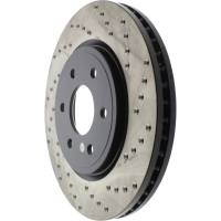 StopTech - StopTech Sport Cryo Cross Drilled Brake Rotor Front Left 128.42085CL - Image 2