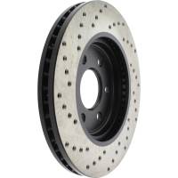 StopTech - StopTech Sport Cryo Cross Drilled Brake Rotor Front Left 128.42085CL - Image 5