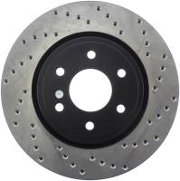 StopTech Sport Cross Drilled Brake Rotor Front Left 128.42085L