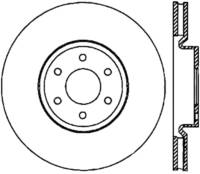 StopTech Sport Cross Drilled Brake Rotor Front Right 128.42085R