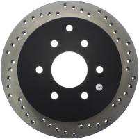 Stoptech - StopTech Sport Cross Drilled Brake Rotor Rear Left 128.42087L - Image 1