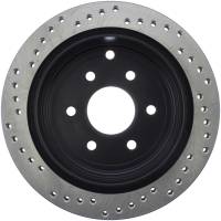 Stoptech - StopTech Sport Cross Drilled Brake Rotor Rear Left 128.42087L - Image 2