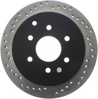 StopTech Sport Cross Drilled Brake Rotor Rear Right 128.42087R