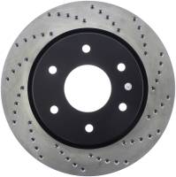 StopTech Sport Cross Drilled Brake Rotor Front Left 128.42090L