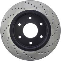 Stoptech - StopTech Sport Cross Drilled Brake Rotor Front Right 128.42090R - Image 2