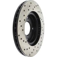 StopTech - StopTech Sport Cryo Cross Drilled Brake Rotor Front Left 128.42091CL - Image 4