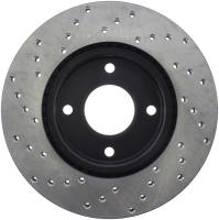 StopTech - StopTech Sport Cross Drilled Brake Rotor Front Left 128.42091L - Image 2