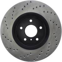 StopTech - StopTech Sport Cross Drilled Brake Rotor Front Left 128.42092L - Image 2