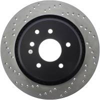 StopTech Sport Cross Drilled Brake Rotor Rear Right 128.42093R