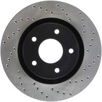 StopTech Sport Cross Drilled Brake Rotor Front Left 128.42096L